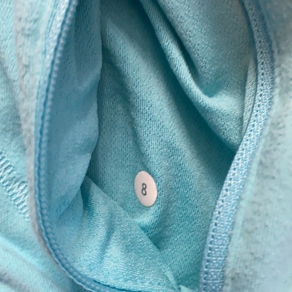 LULULEMON STRIDE JACKET hoodie angel blue SIZE 8 - Picture 6 of 6